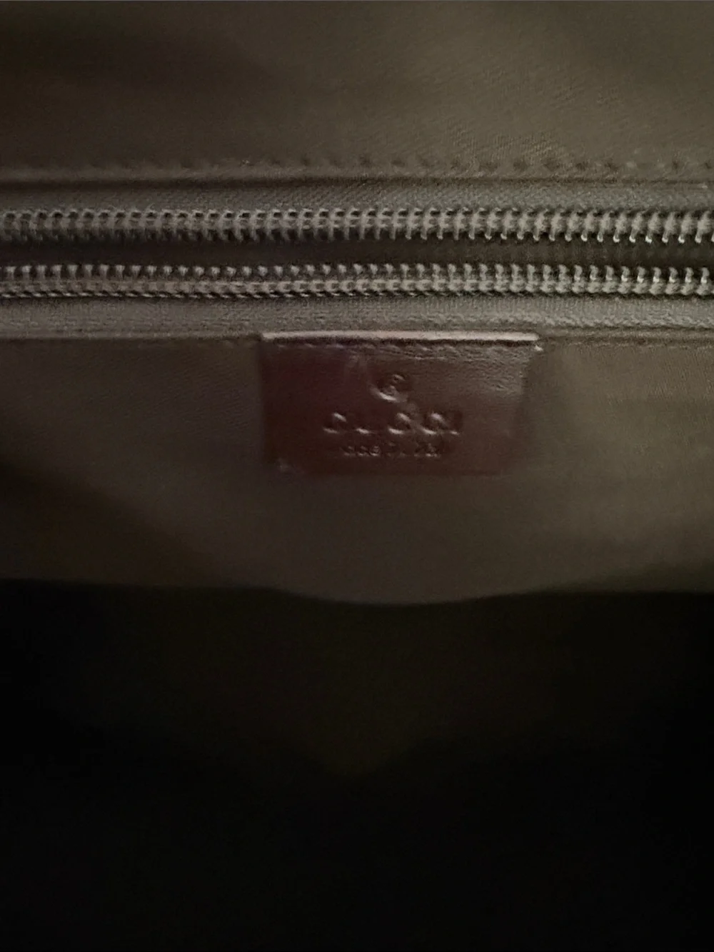 Gucci Brown Embossed Leather Briefcase Tote - Men's Top-Handle